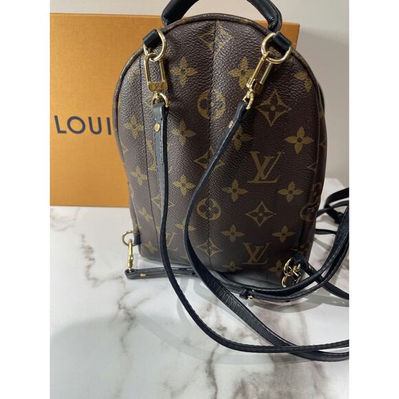 Louis Vuitton Palm Springs Mini Monogram Canvas Backpack - Picture 2 of 5